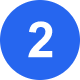 blue circle with number 3